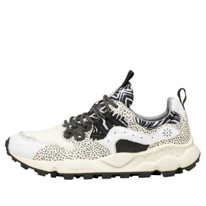 White / Black Flower Mountain YAMANO 3 UNI Men's Shoes | NZDEORQ