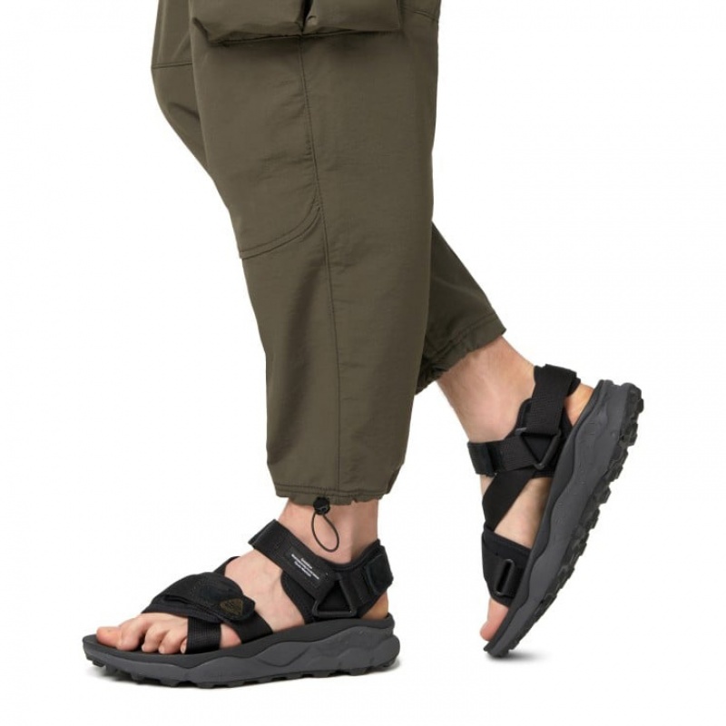 Black Flower Mountain NAZCA 2 Men's Sandals | NZRKSIU