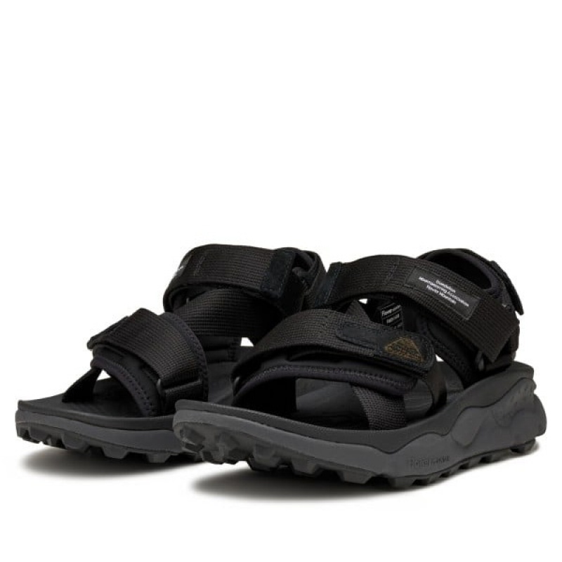 Black Flower Mountain NAZCA 2 Men's Sandals | NZRKSIU