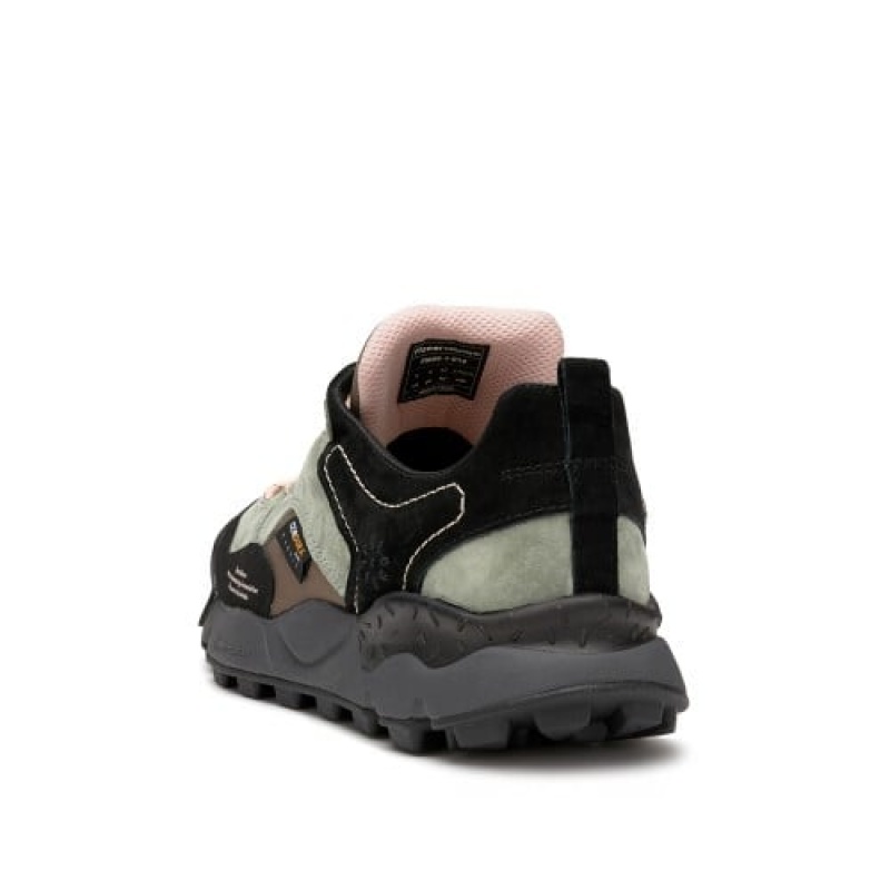 Black / Green Flower Mountain BACK COUNTRY Men's Shoes | NZHECBT