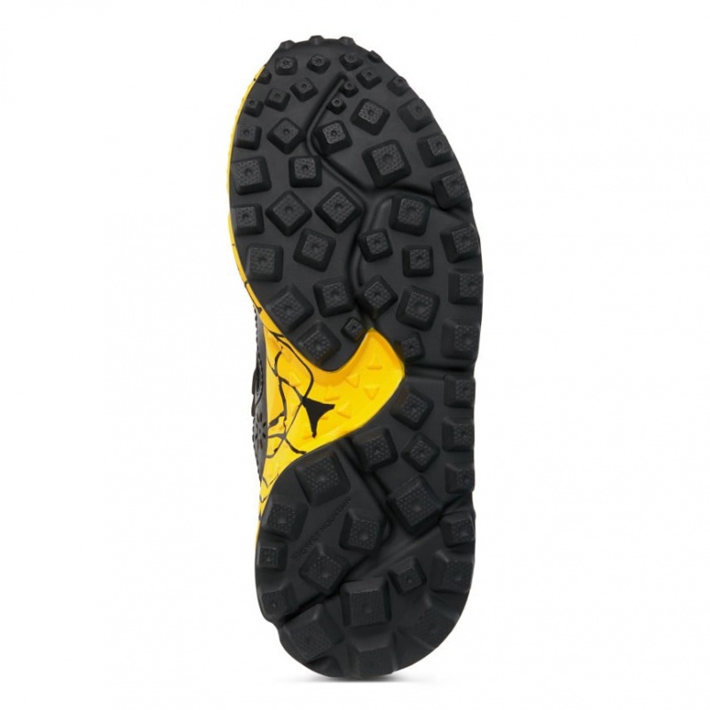 Black / Yellow Flower Mountain KOTETSU UNI Women's Shoes | NZDPQEF