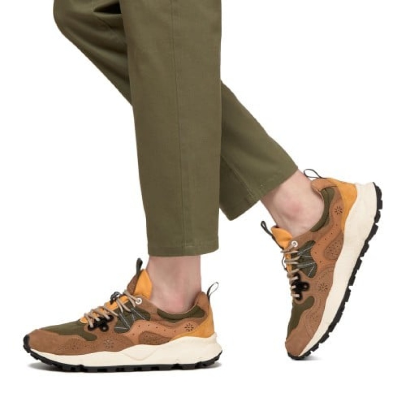 Brown Flower Mountain YAMANO 3 Men's Shoes | NZOAXRL