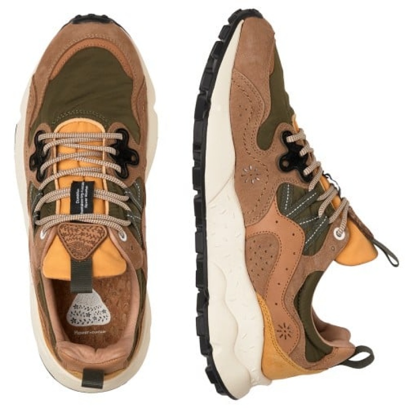 Brown Flower Mountain YAMANO 3 Men's Shoes | NZOAXRL