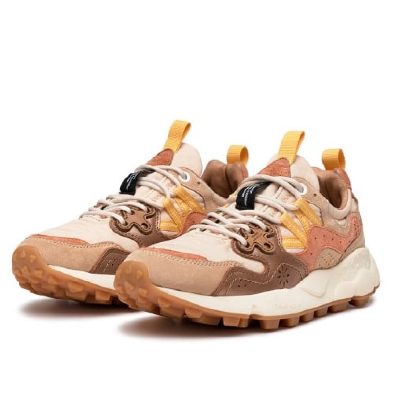 Brown Flower Mountain YAMANO 3 Women's Shoes | NZMFILS