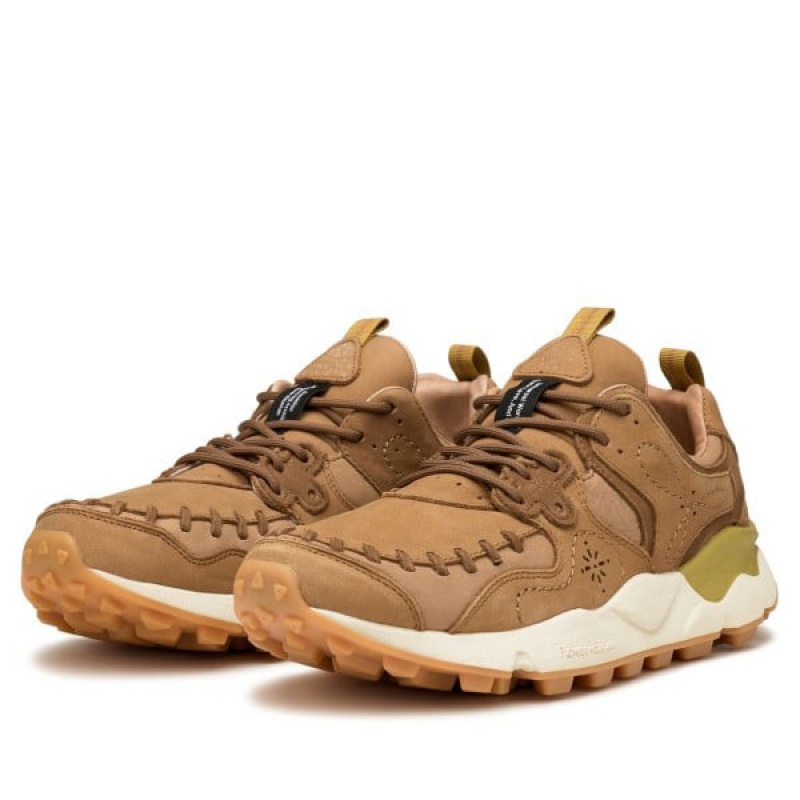 Brown Flower Mountain YAMANO UNI UW Men's Shoes | NZDAMRV