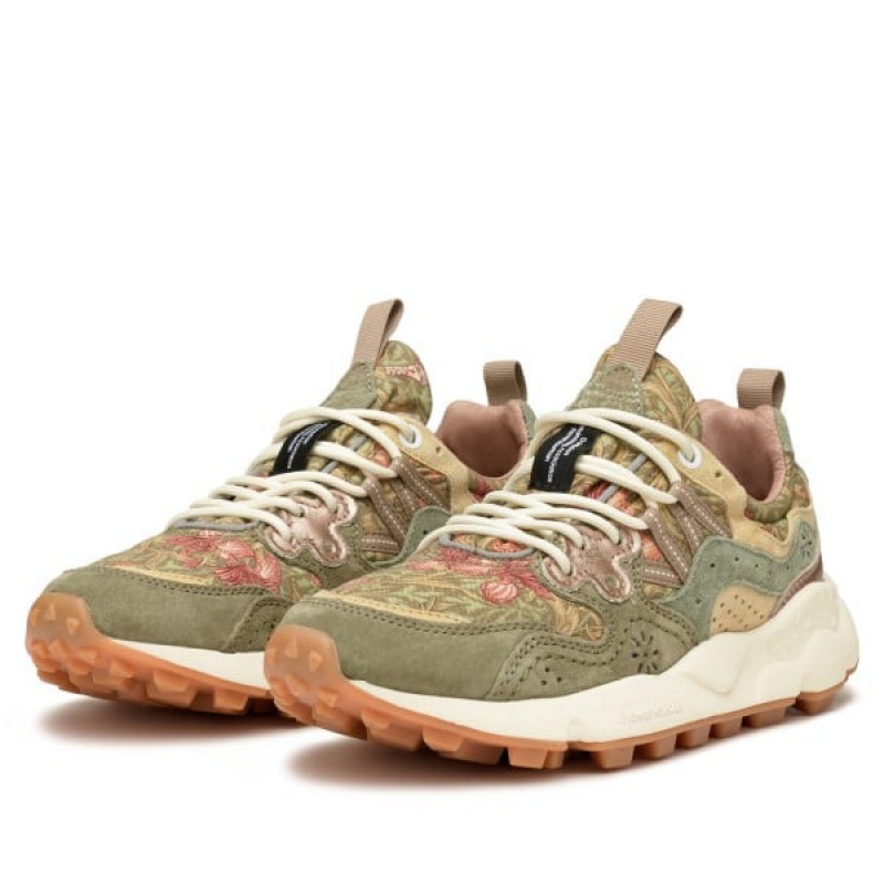 Olive Flower Mountain YAMANO 3 Women's Shoes | NZIOENL