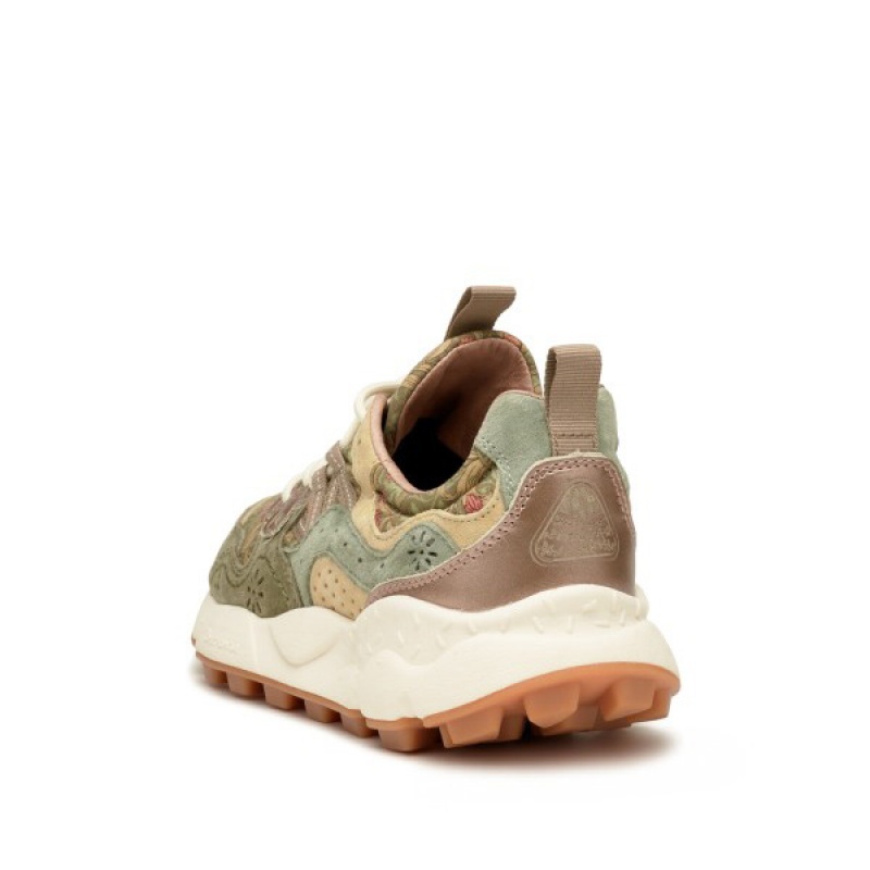 Olive Flower Mountain YAMANO 3 Women's Shoes | NZIOENL