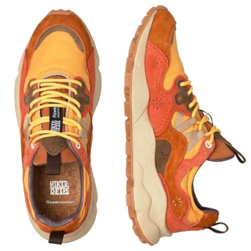 Orange Flower Mountain YAMANO 3 Men's Shoes | NZBRMOL