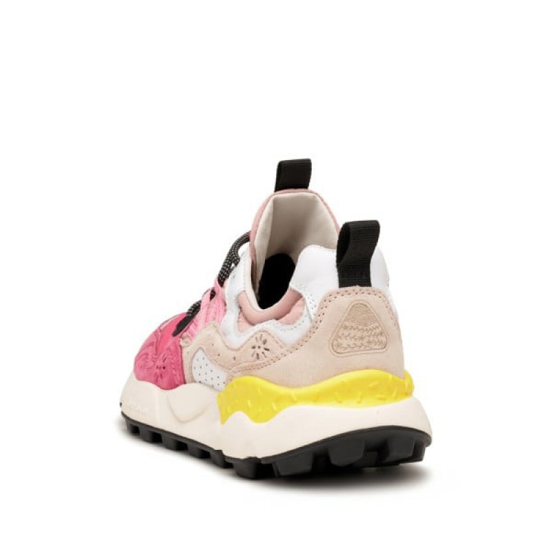 Pink Flower Mountain YAMANO 3 Women's Shoes | NZQTNXD